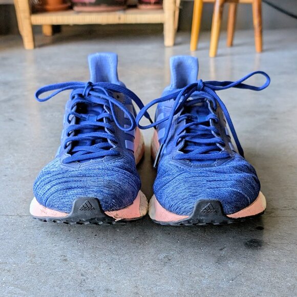 Adidas Women's Solar Glide ST Running Shoes in Mystery Ink Blue size 10 - Picture 3 of 11